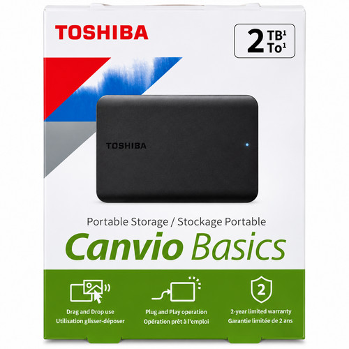 Toshiba canvio basics - toshiba,